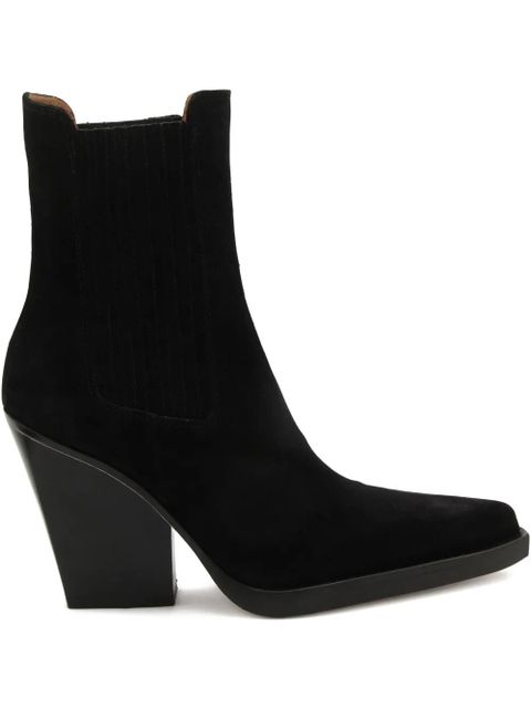 Paris Texas elastic-panel pointed-toe boots - Black - zdjęcie produktu nr 1