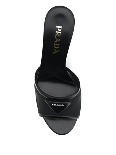 Prada mesh heeled sandals - Black