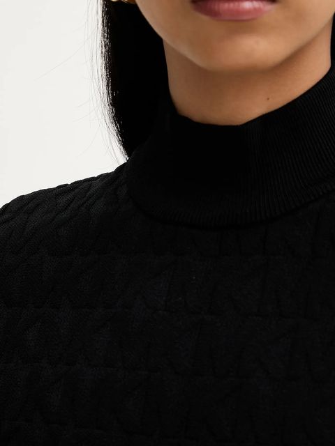 MICHAEL Michael Kors sukienka kolor czarny mini dopasowana MF58393JWV