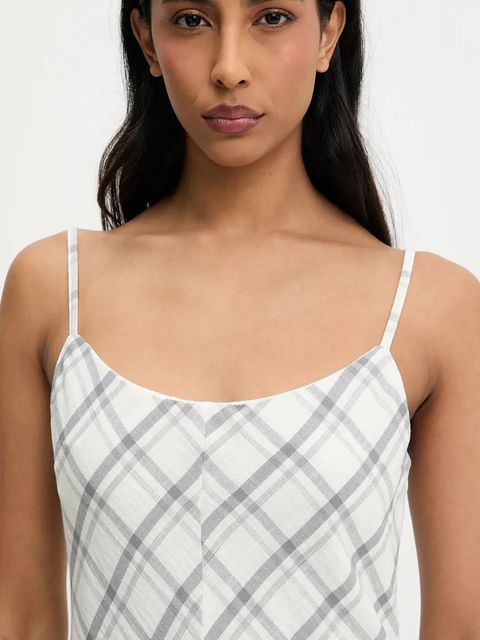 Answear.LAB sukienka bawełniana kolor szary maxi rozkloszowana