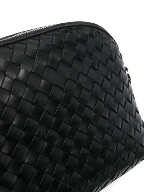 DRAGON DIFFUSION woven leather shoulder bag - Black