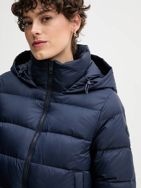 Tommy Hilfiger kurtka puchowa kolor granatowy zimowa WW0WW43581