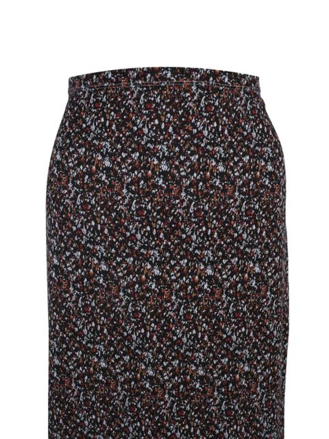 Rabanne printed maxi skirt - Black