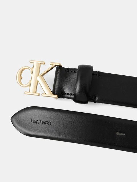 Calvin Klein pasek skórzany damski kolor czarny LV04F7054G - zdjęcie produktu nr 2