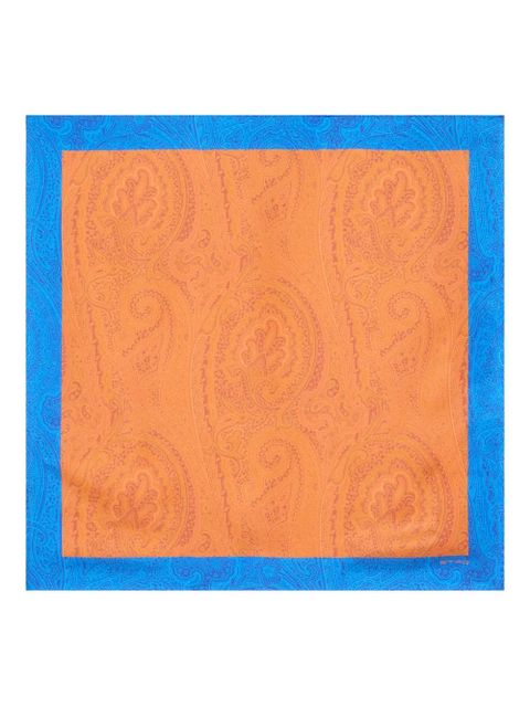 ETRO paisley silk scarf - Orange - zdjęcie produktu nr 1