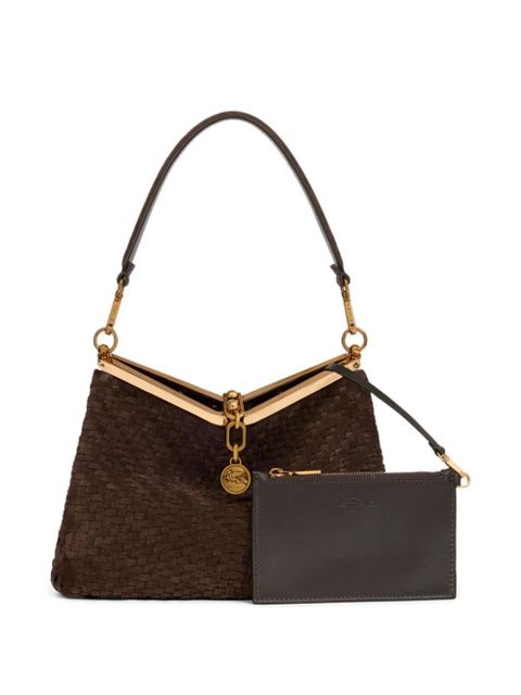 ETRO medium Vela suede shoulder bag - Brown