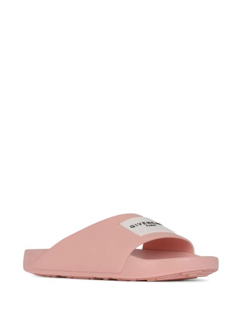 Givenchy logo-patch slides - Pink - zdjęcie produktu nr 2