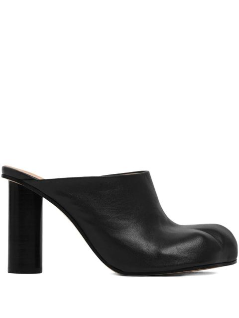 JW Anderson leather heeled mules - Black - zdjęcie produktu nr 1