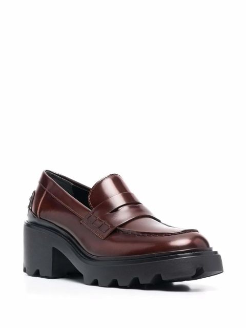Tod's leather penny loafers - Brown - zdjęcie produktu nr 2