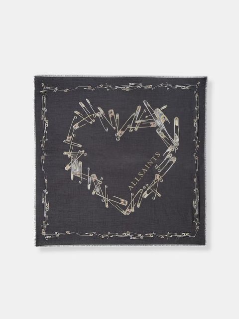 AllSaints chusta damska z modalu - zdjęcie produktu nr 2