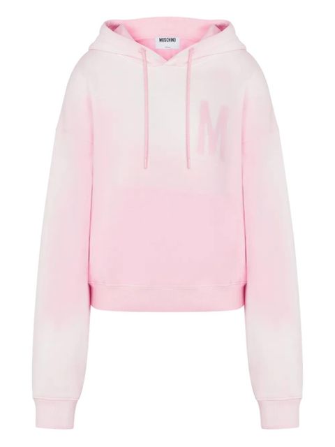 Moschino logo-detail long-sleeve hoodie - Pink - zdjęcie produktu nr 1