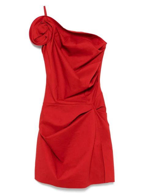 Magda Butrym one-shoulder ruched mini dress - Red - zdjęcie produktu nr 1