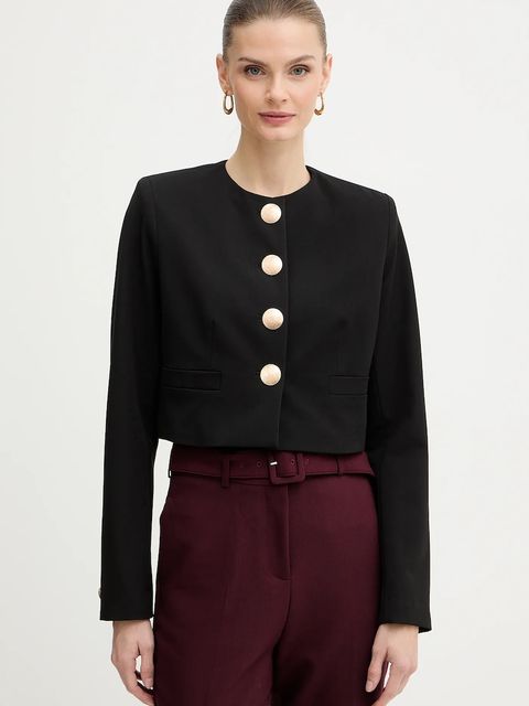 Morgan marynarka kolor czarny jednorzędowa gładka VPIE.F - zdjęcie produktu nr 1