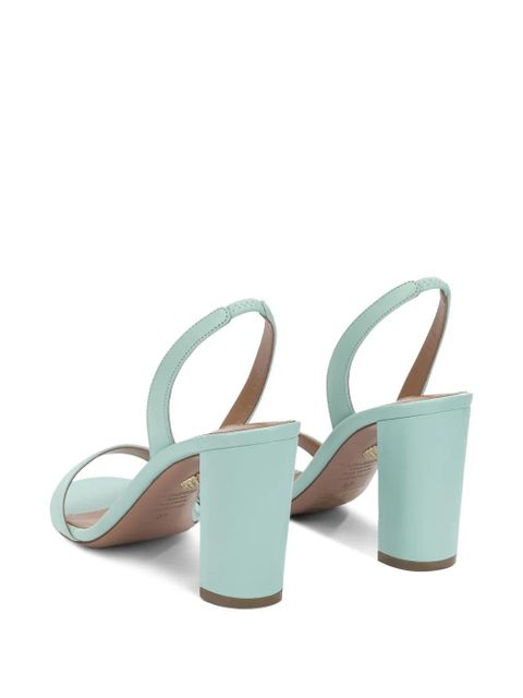Aquazzura So Nude Block 85 sandals - Blue