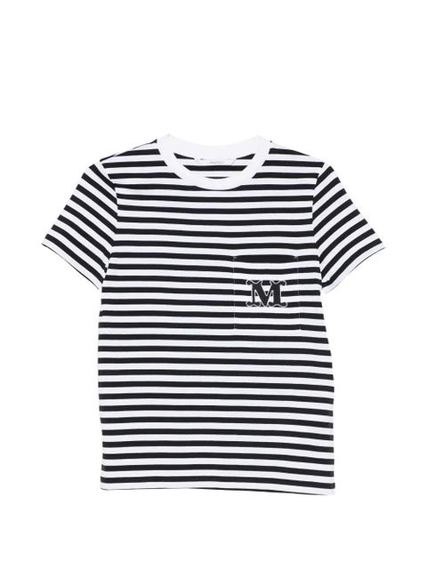 Max Mara striped patch pocket T-shirt - White - zdjęcie produktu nr 1