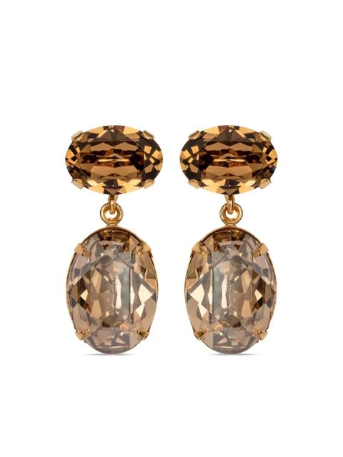 Jennifer Behr Lenora oval earrings - Gold - zdjęcie produktu nr 1