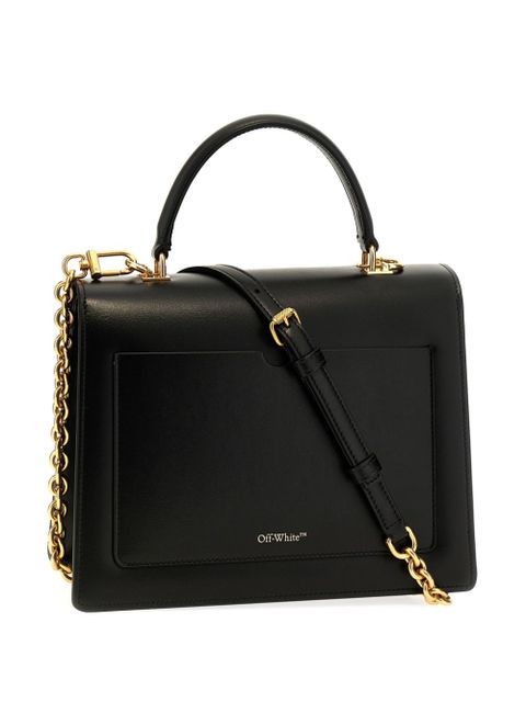 Off-White Jitney 2.8 leather tote bag - Black