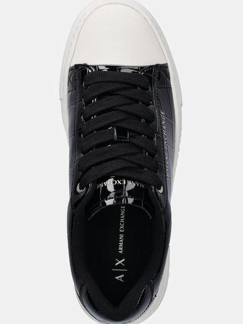 Armani Exchange sneakersy damskie kolor czarny XW001661 AF17477 UC001