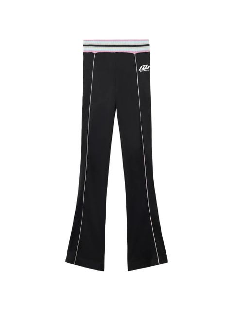 Off-White Fluid Track Ow stripe-detail trousers - Black - zdjęcie produktu nr 1