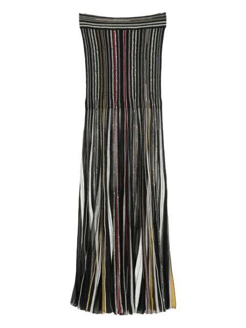 Missoni striped sequin-embellished skirt - Black