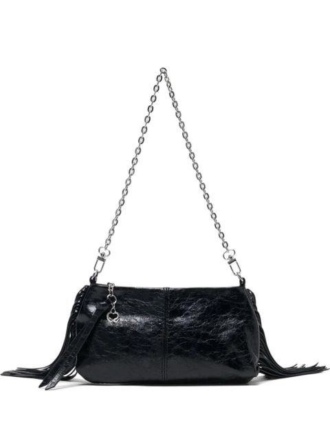 Maje M Miss fringe-detail clutch bag - Black - zdjęcie produktu nr 1