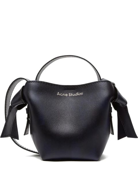 Acne Studios mini Musubi knot-detail tote bag - Black - zdjęcie produktu nr 1