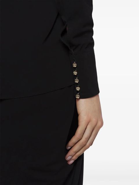 Lanvin cut-out blouse - Black