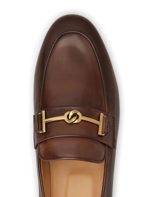 Tod's logo-plaque loafers - Brown - zdjęcie produktu nr 2