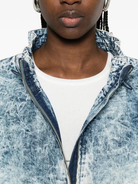 MARANT ÉTOILE zipped denim jacket - Blue