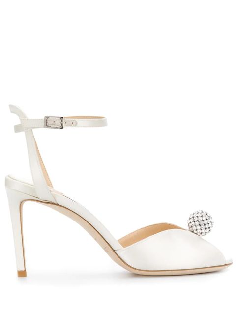 Jimmy Choo Sacora 85mm sandals - White - zdjęcie produktu nr 1