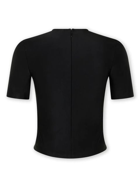 Rabanne gem-embellished draped-effect top - Black - zdjęcie produktu nr 2