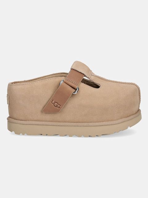 UGG klapki zamszowe Goldenstar Hi Clog - zdjęcie produktu nr 1