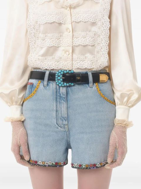 Valentino Garavani VLogo Signature belt - Black - zdjęcie produktu nr 2