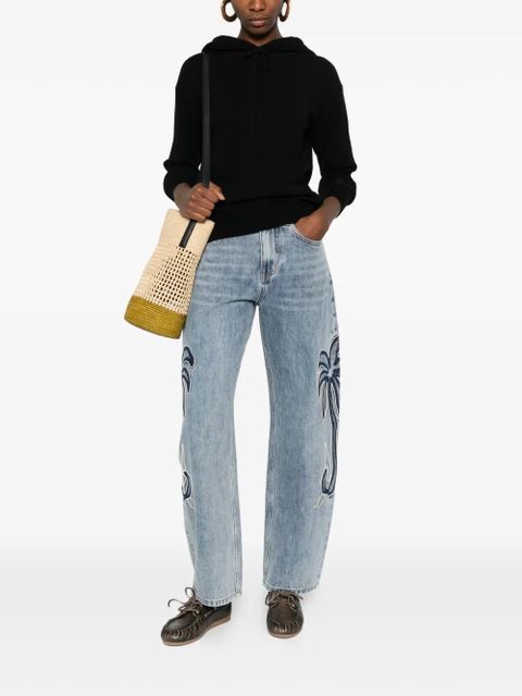 MC2 Saint Barth Elide wool hoodie - Black