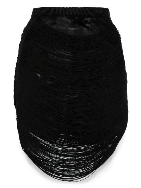 The Attico multi-strings mini skirt - Black - zdjęcie produktu nr 1
