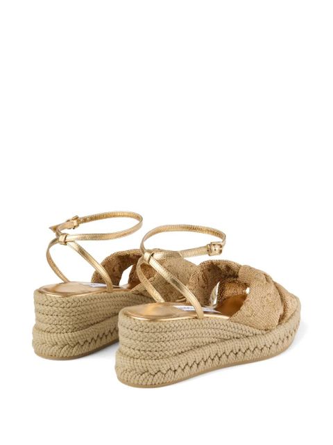 Jimmy Choo 60mm Aella espadrilles - Brown