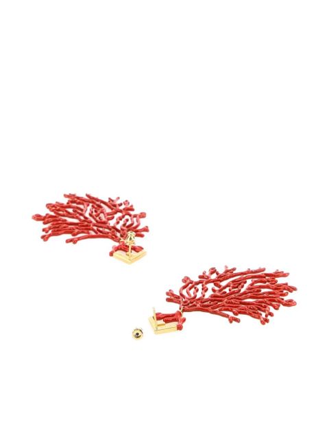 FENDI Forever Fendi coral earrings - Red - zdjęcie produktu nr 2