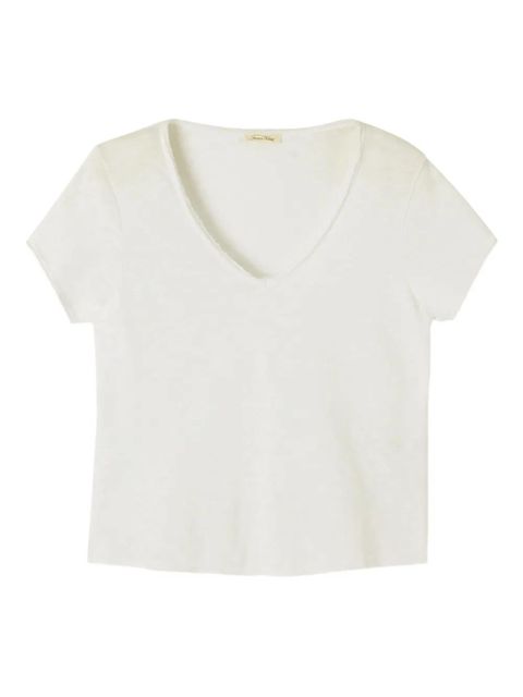 American Vintage Sonoma V-neck short-sleeve T-shirt - White - zdjęcie produktu nr 1