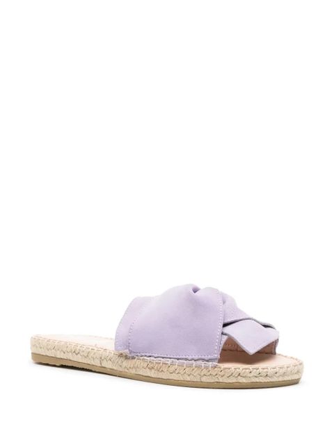 Manebi suede twisted espadrilles - Purple - zdjęcie produktu nr 2