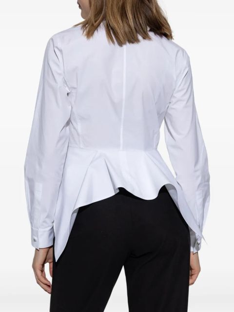 Max Mara peplum shirt - White