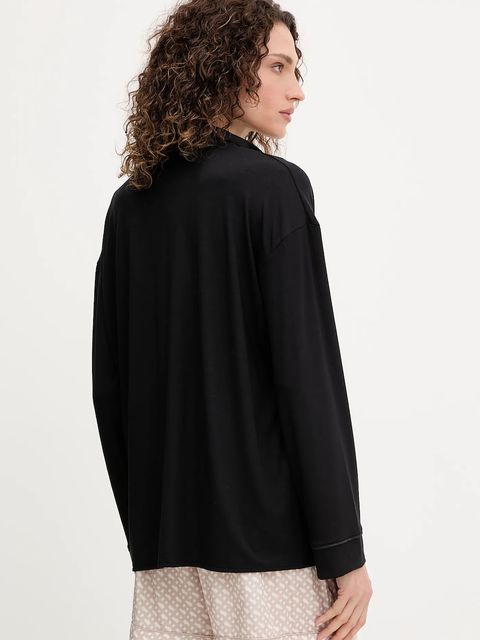 BOSS koszula piżamowa damska kolor czarny 50545588