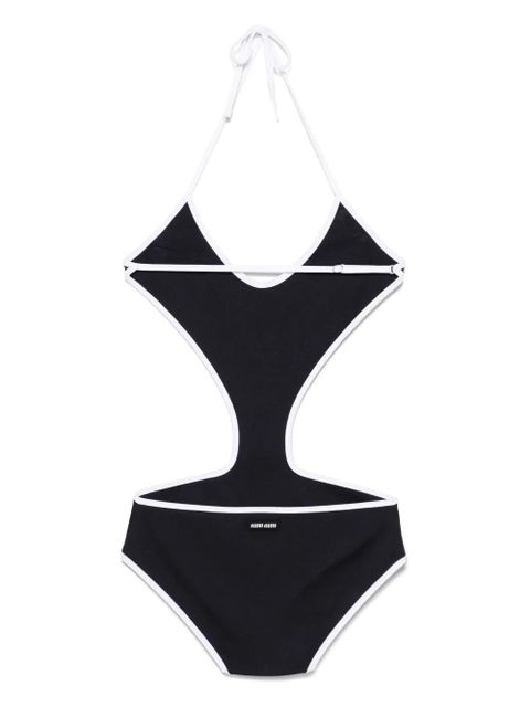 Miu Miu technical knit swimsuit - Blue - zdjęcie produktu nr 2