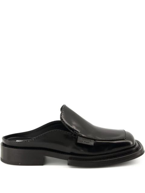 Moschino leather mules - Black - zdjęcie produktu nr 1