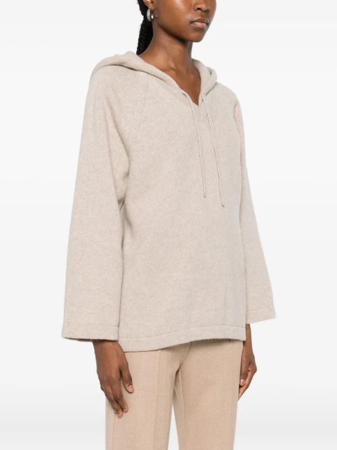 Weekend Max Mara hooded knitted sweater - Neutrals