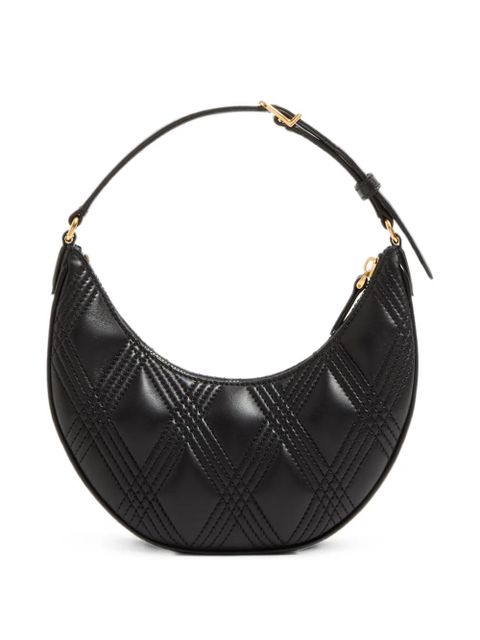Valentino Garavani mini Quiltie 67 leather shoulder bag - Black