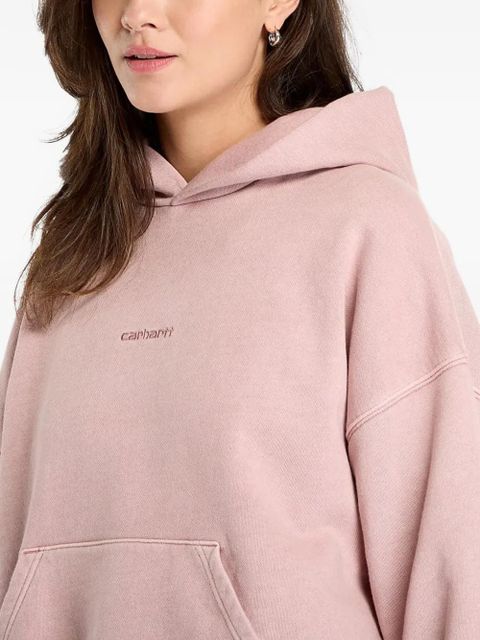 Carhartt WIP Benton logo-embroidered hoodie - Pink
