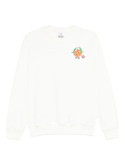 Casablanca logo-print sweatshirt - White - zdjęcie produktu nr 1