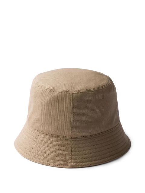 Prada Drill bucket hat - Neutrals
