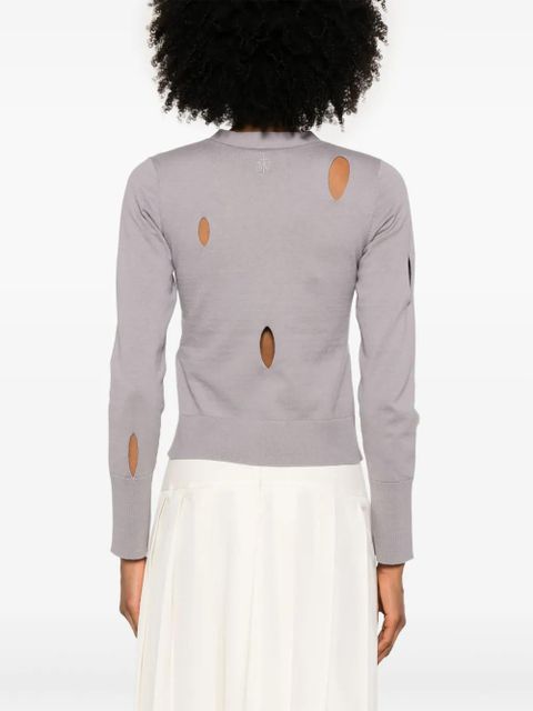 JW Anderson slit cardigan - Grey