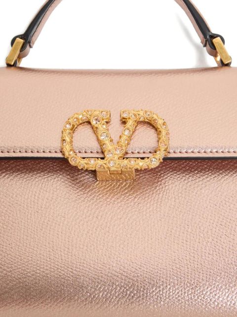 Valentino Garavani mini Vsling leather tote bag - Pink - zdjęcie produktu nr 2